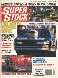 SUPER STOCK 1990 APR - WARREN, PRO STOCK HISTORY, GRUMPY-RIVERA